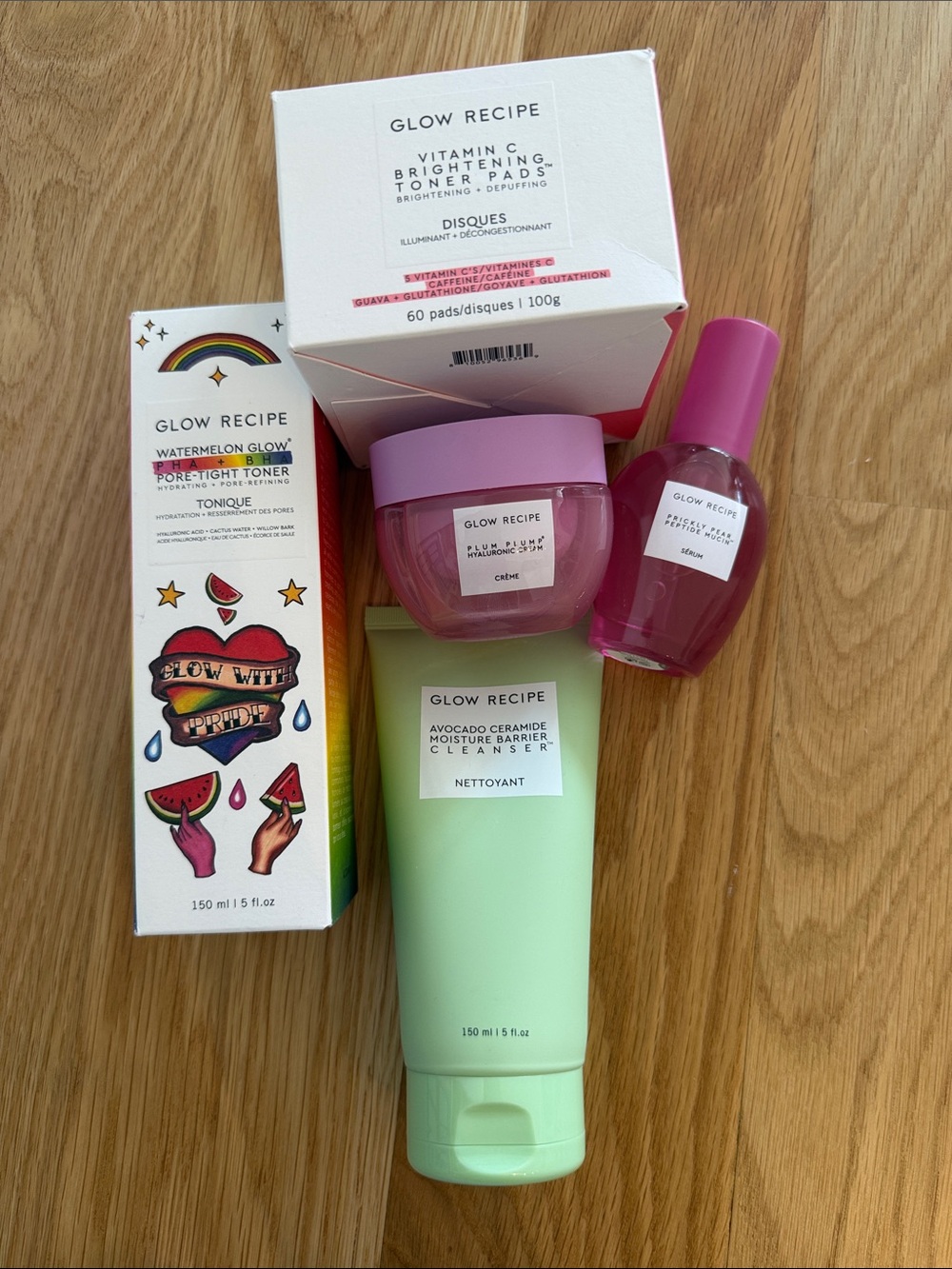 Glow recipe skincare bundle set
